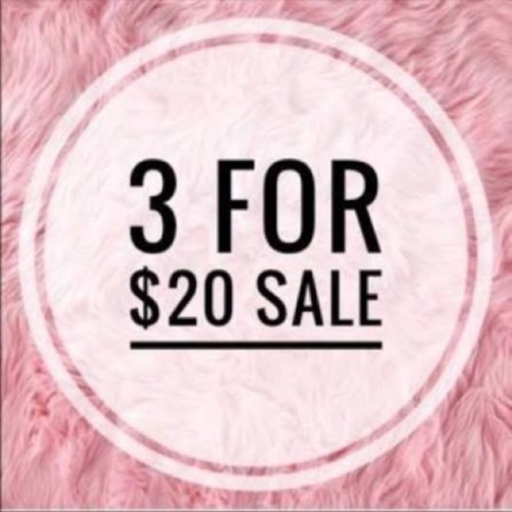 Closet Sale: 3 for $20